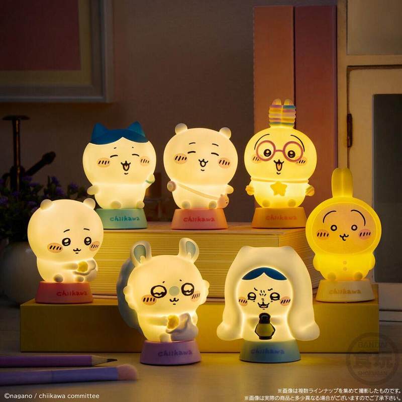 Desk Setup Lighting - Bandai Chiikawa Anime Night Light Figure