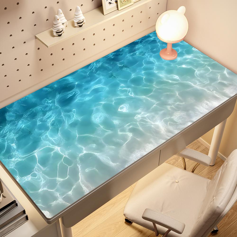 Desk Setup Blue - Ocean Breeze Large HYBXAXC Non-Slip Rubber