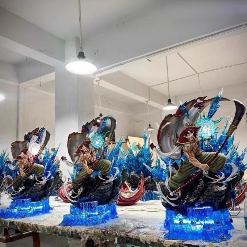 Desk Setup Lighting - Anime Figure One Piece Whitebeard Pirates