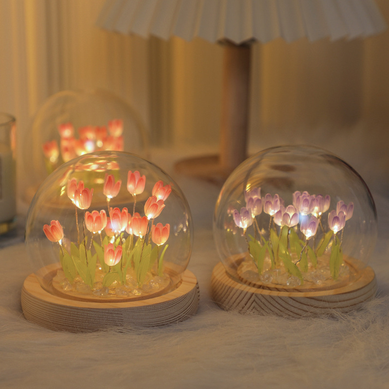 Desk Setup Lighting - Handmade Tulip Night Lght Handmade DIY