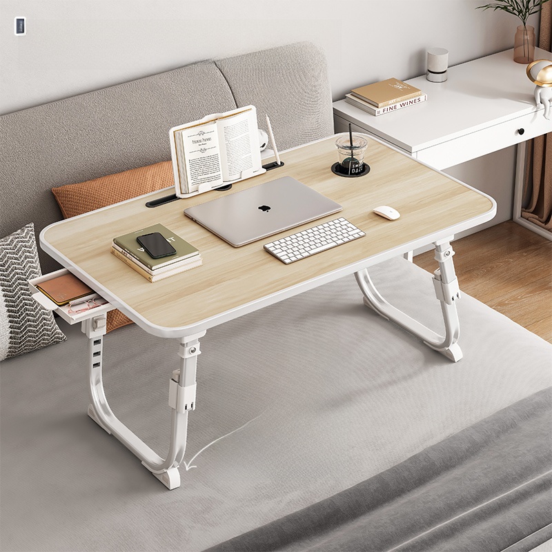 Desk Setup Organizer - Elevating Bed Desk Top Laptop Writing