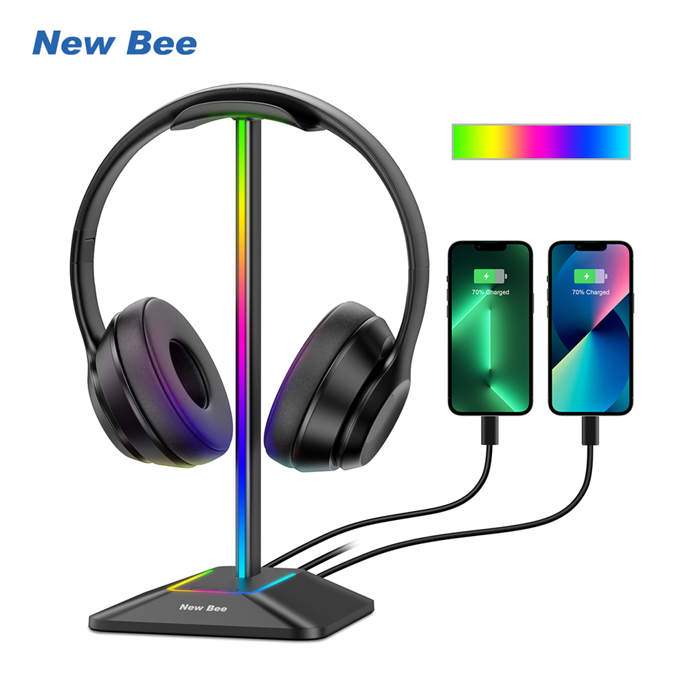 New Bee Z8 RGB Headphones Stan - Desk Setup Accessories 评论和价格
