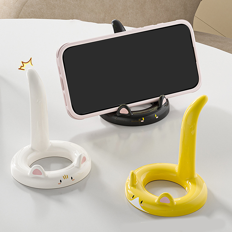 Cute And Sweet Cartoon Cat Mob - Desk Setup Decor 评论和价格