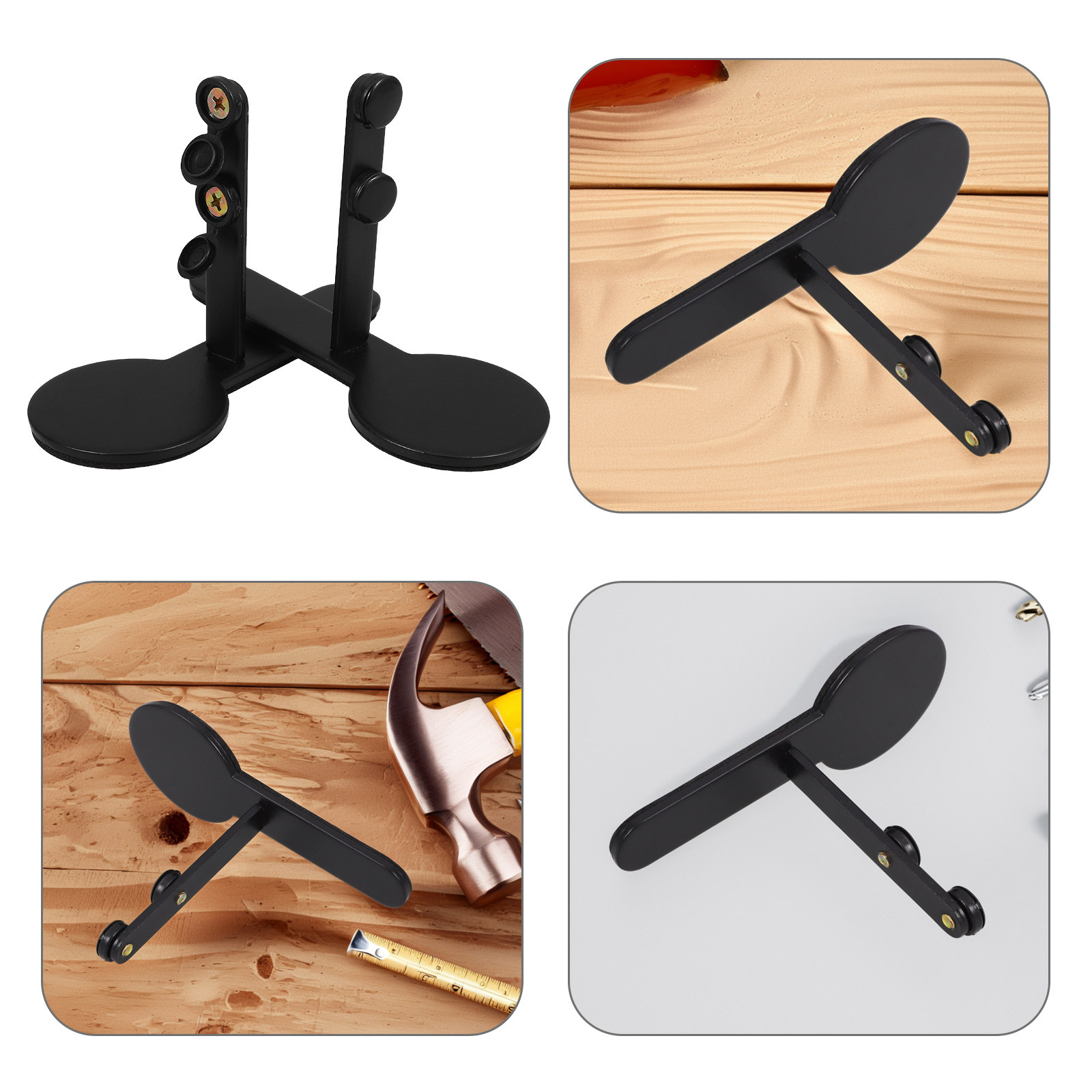 1Pairs Metal Pegboard Bracket  - Desk Setup Organizer 评论和价格