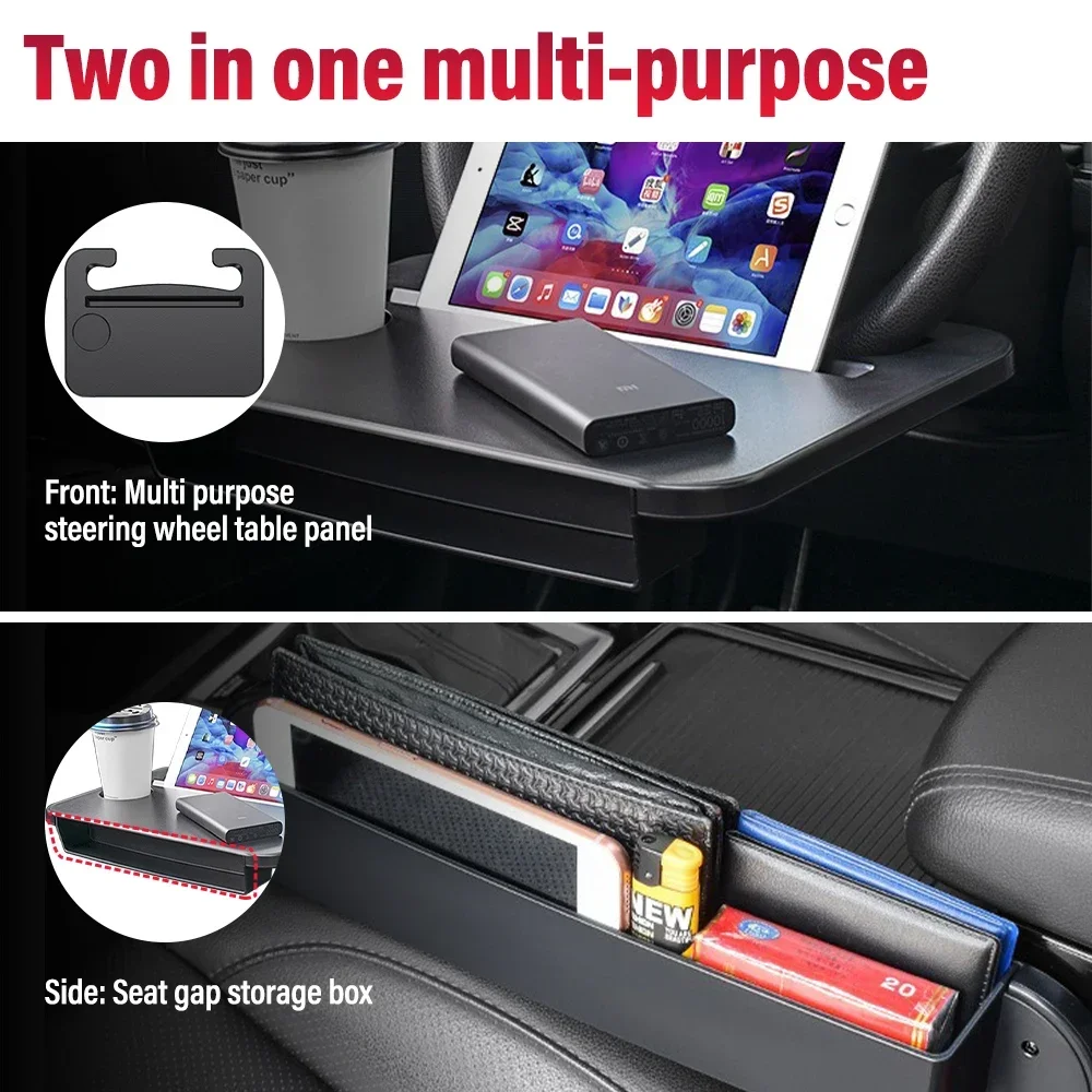 Multi-used Car Tray Laptop Des - Desk Setup Organizer 评论和价格