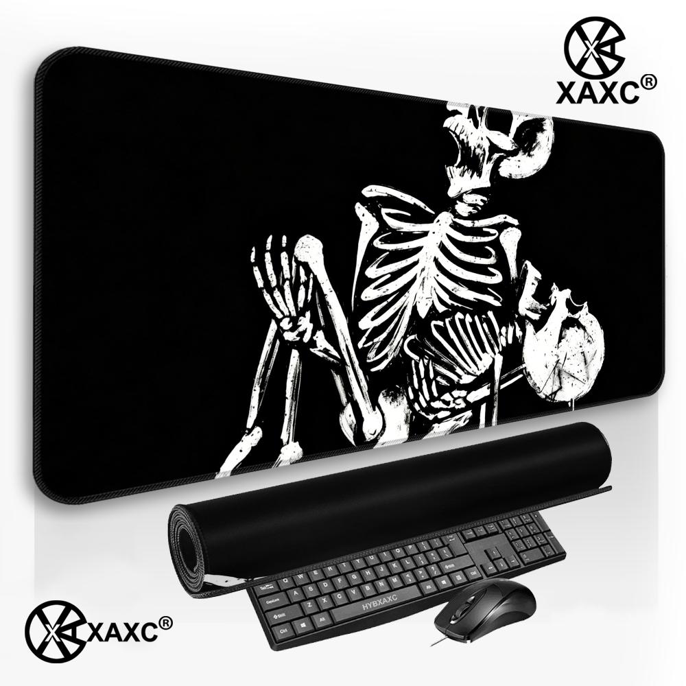 Skull Mouse Pad Dark Ink Desk  - Desk Setup Dark 评论和价格