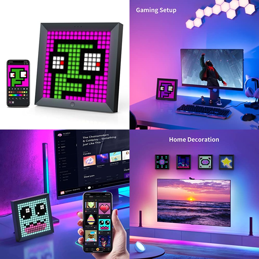 LED Light Pixel Display Panel  - Desk Setup Lighting 评论和价格