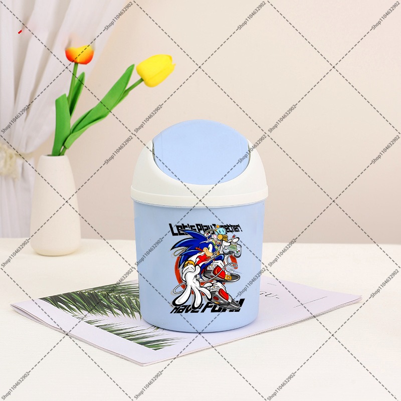 Sonics Car Trash Can Cartoon A - Desk Setup Clean 评论和价格