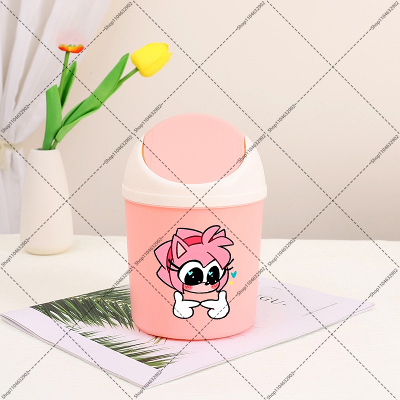Sonics Car Trash Can Cartoon A - Desk Setup Clean 评论和价格