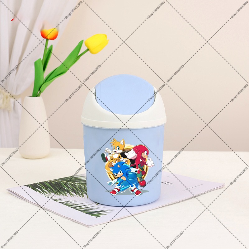 Sonics Car Trash Can Cartoon A - Desk Setup Clean 评论和价格