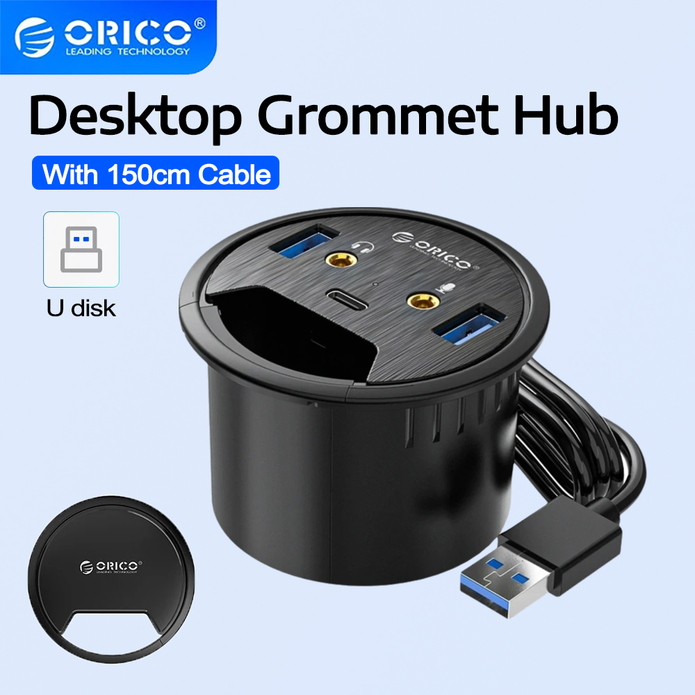 ORICO Desktop Grommet USB 3.0  - Desk Setup Hub 评论和价格