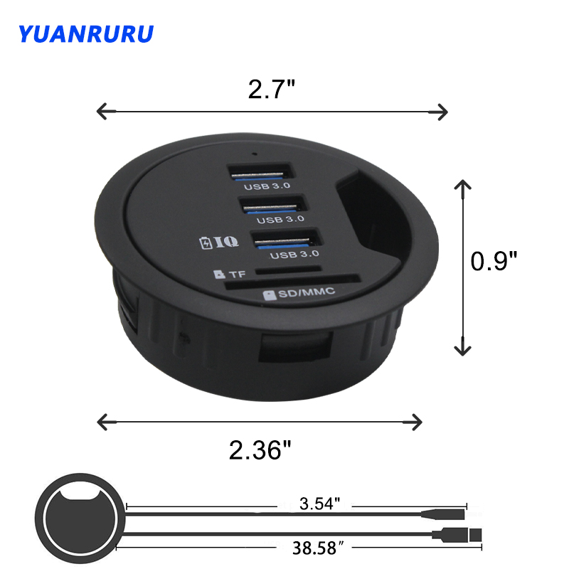 USB Hub USB 3.0 USB 2.0 Hub De - Desk Setup Hub 评论和价格