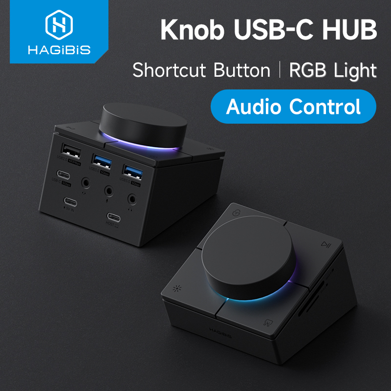 Hagibis Knob USB C Hub With Sh - Desk Setup Hub 评论和价格