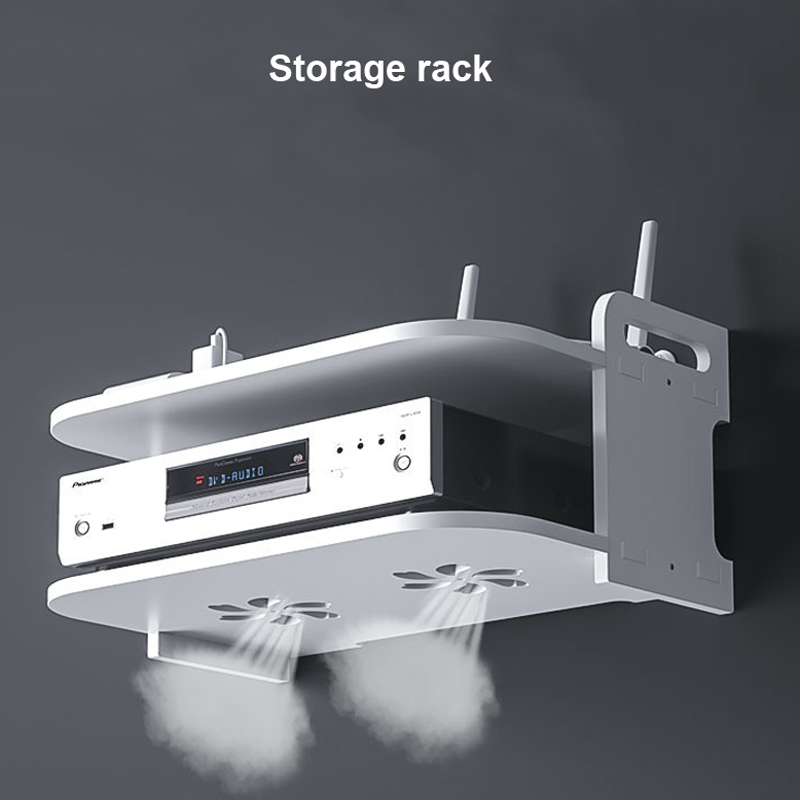Wall-Mounted Router Cable Orga - Desk Setup Organizer 评论和价格