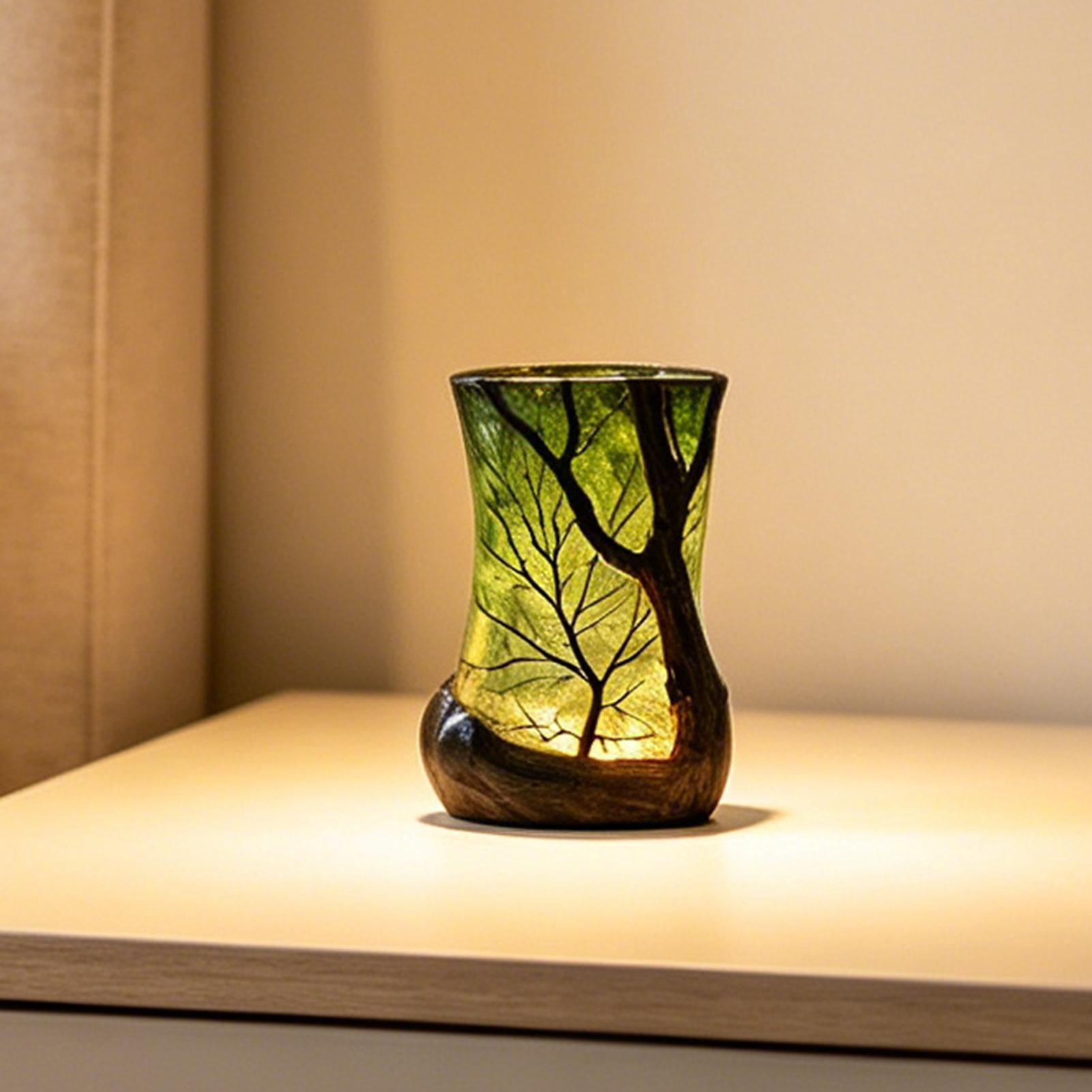 Bedside Table Lamp Forest Nigh - Desk Setup Decor 评论和价格