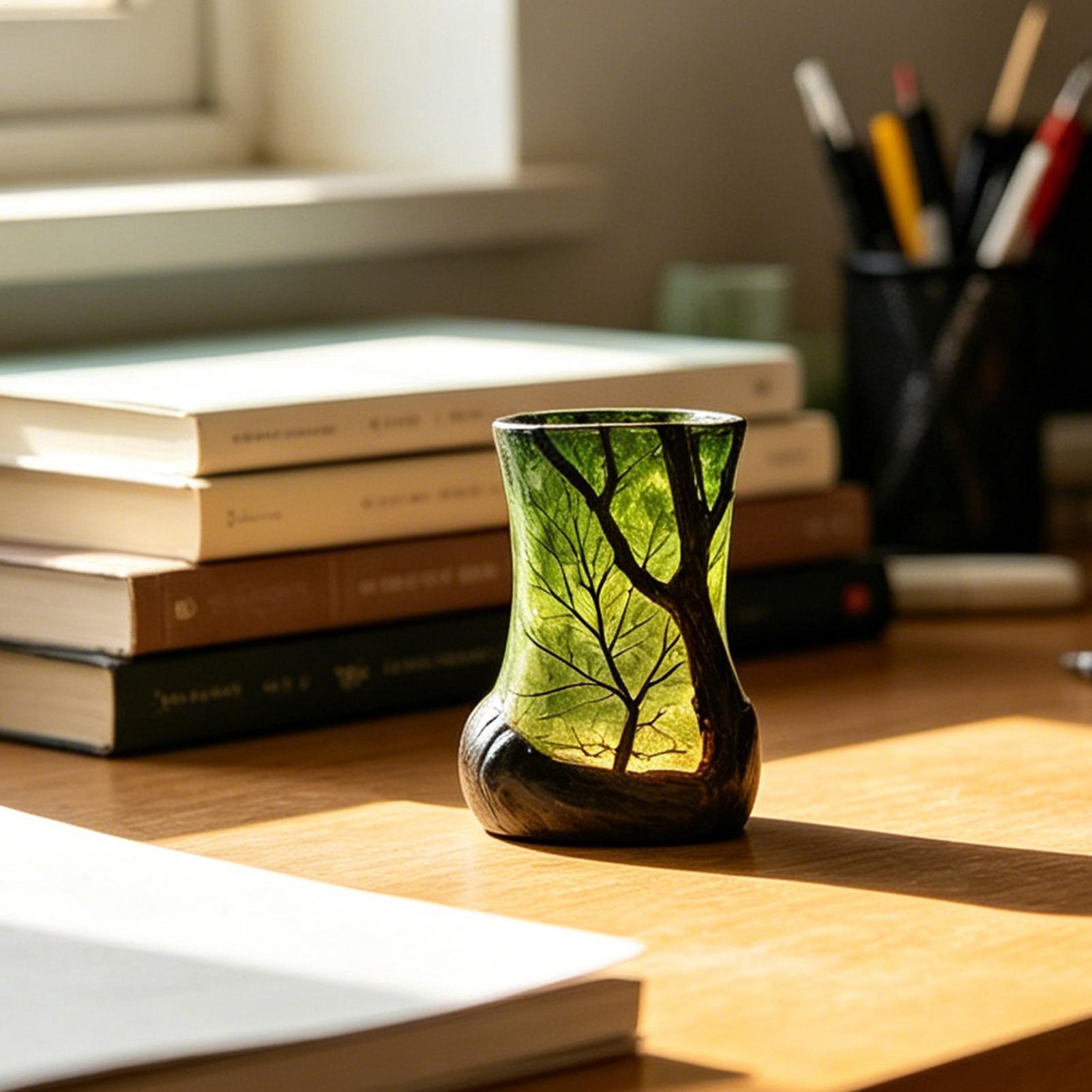 Bedside Table Lamp Forest Nigh - Desk Setup Decor 评论和价格