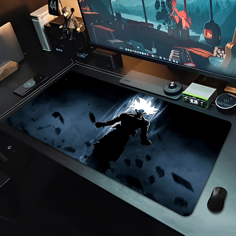 DBZ Black Anime Mouse Pad Drag - Desk Setup Accessories 评论和价格