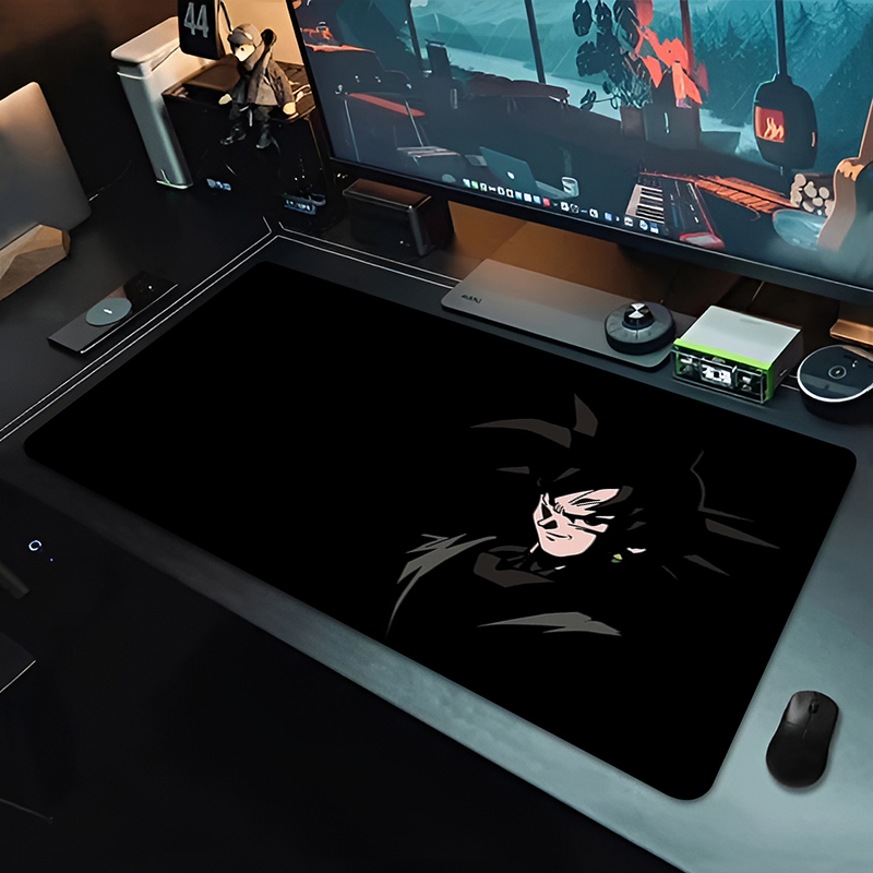 DBZ Black Anime Mouse Pad Drag - Desk Setup Accessories 评论和价格