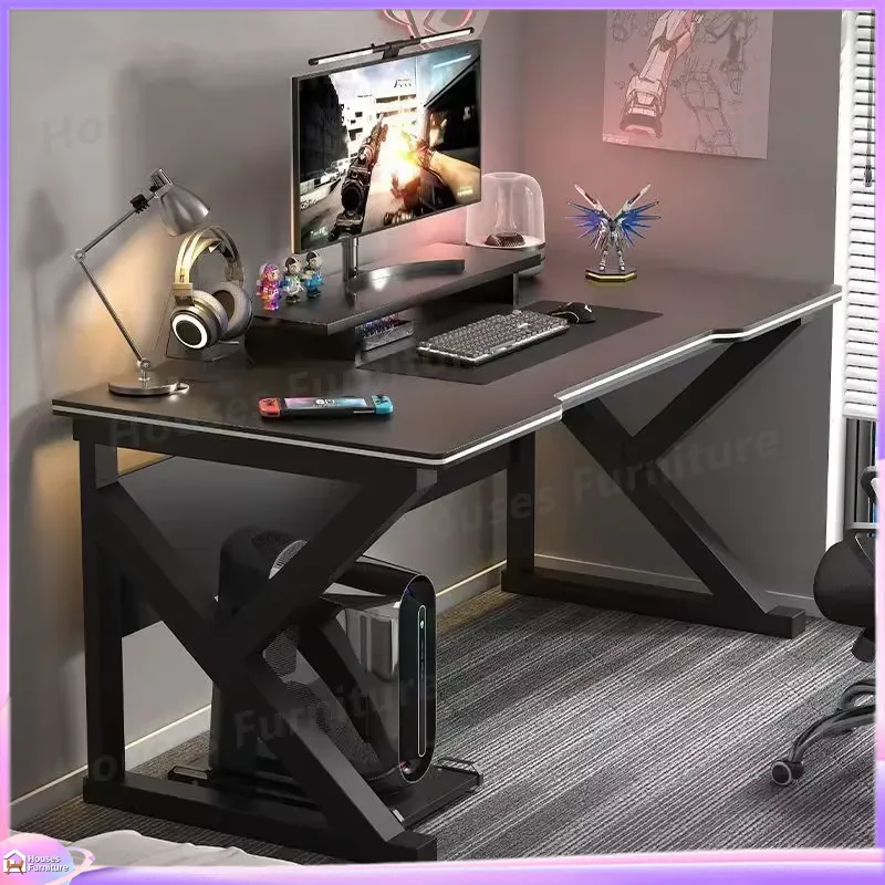 Cafe Metal Gaming Desk Black M - L Shaped Desk Setup 评论和价格