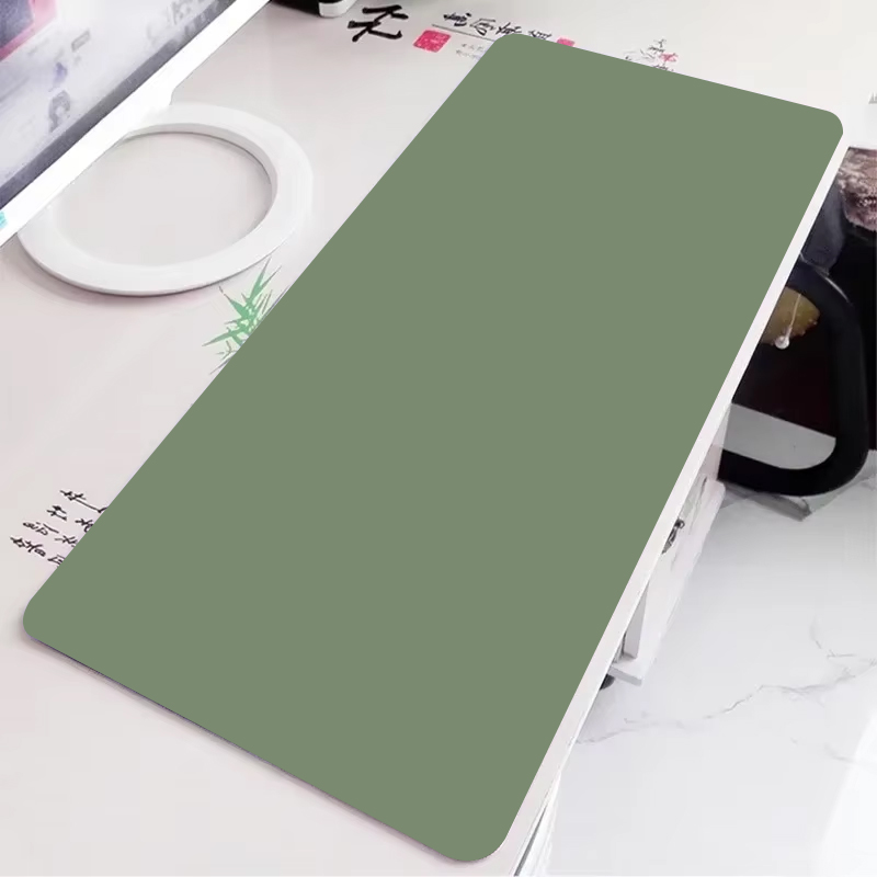 Solid green gaming mousepad la - Desk Setup Blue 评论和价格