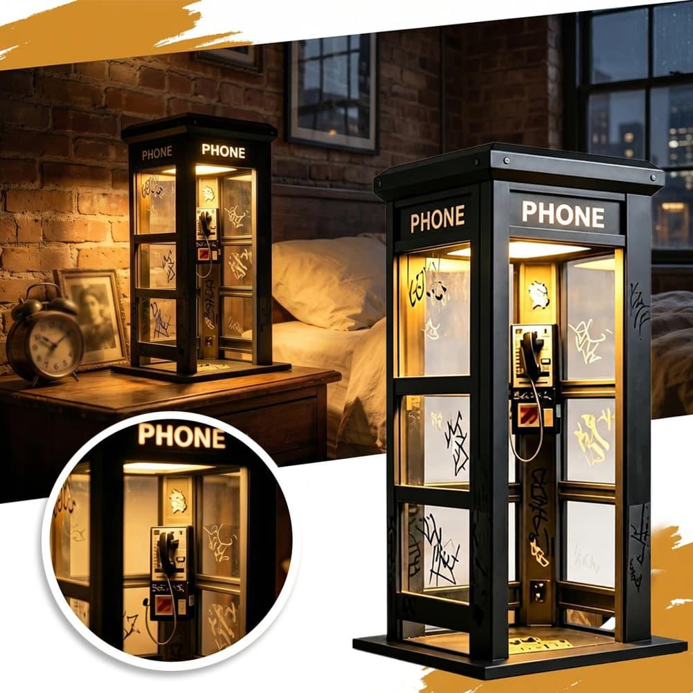 Retro Graffiti Phone Booth Tab - Desk Setup Decor 评论和价格