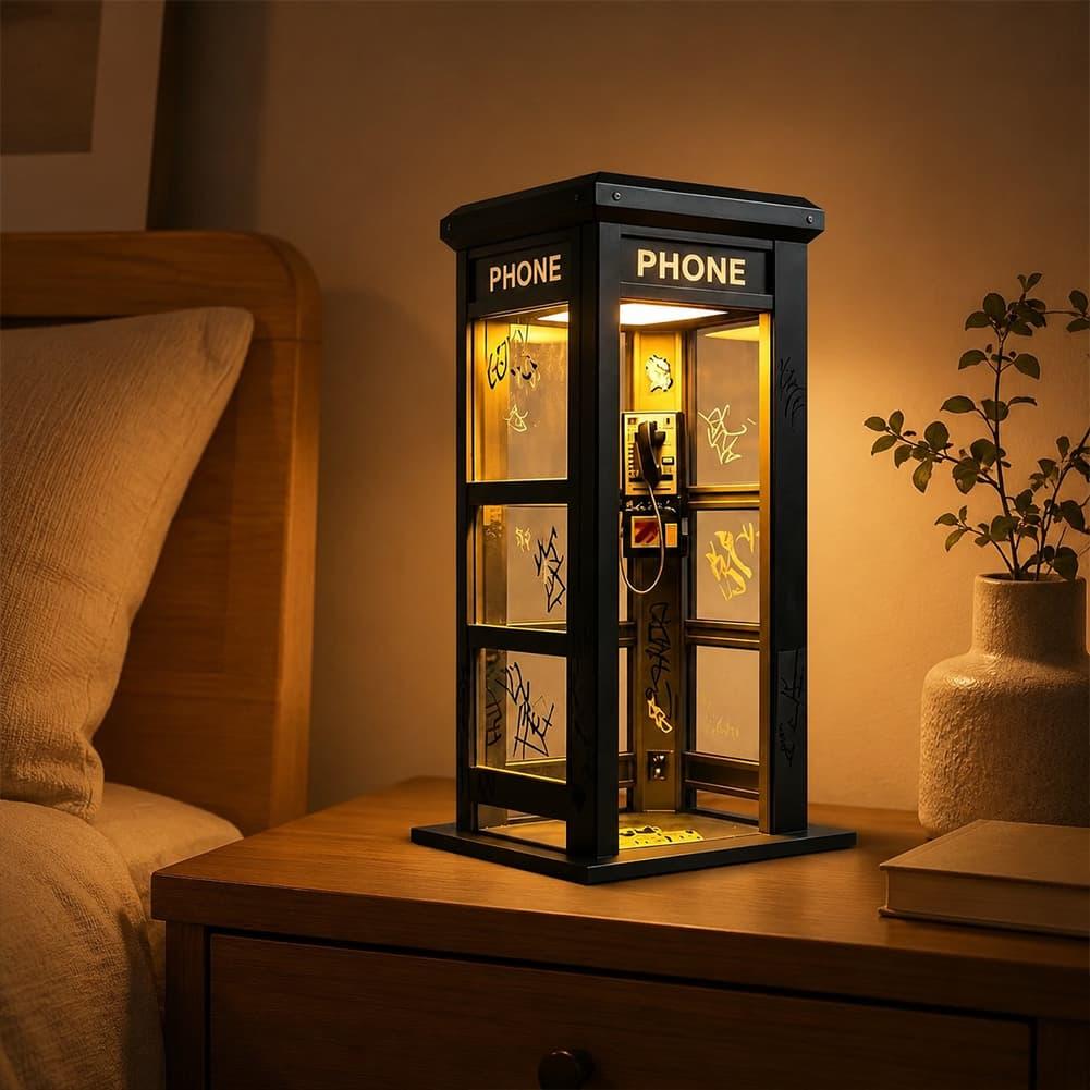 Retro Graffiti Phone Booth Tab - Desk Setup Decor 评论和价格