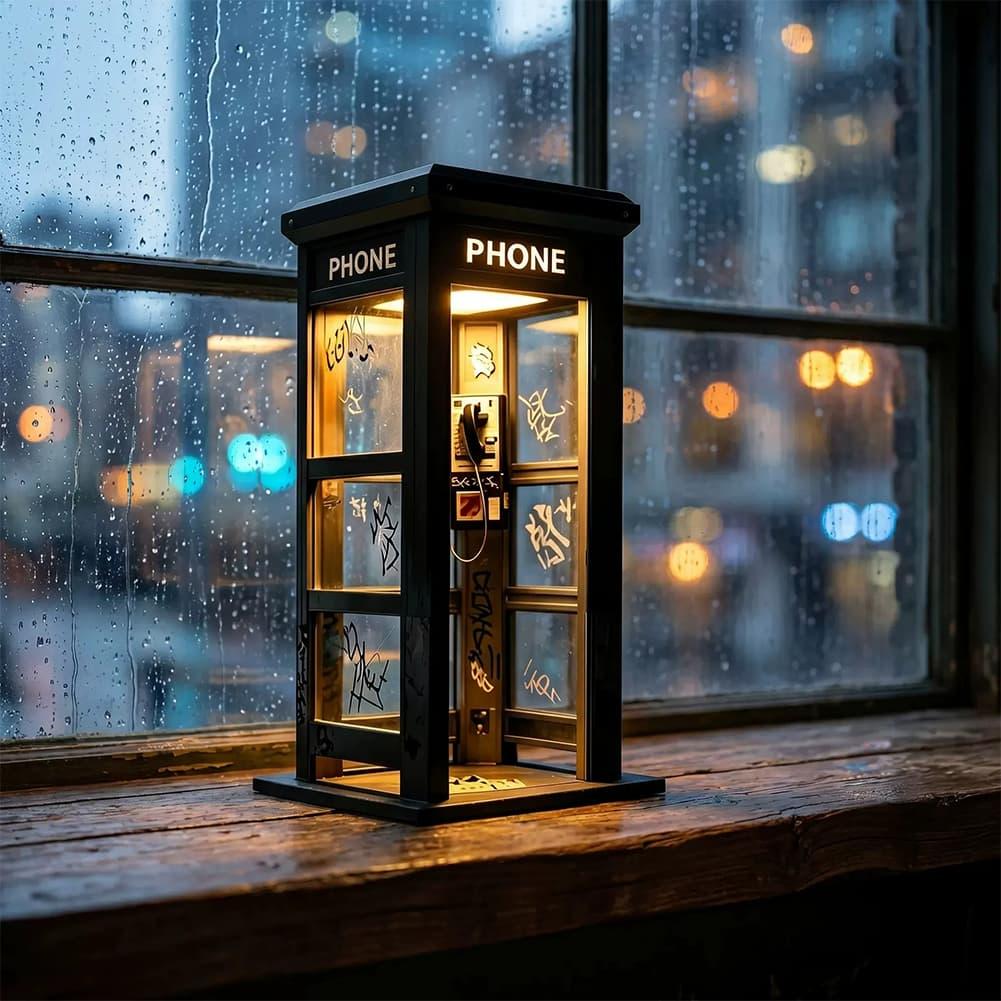 Retro Graffiti Phone Booth Tab - Desk Setup Decor 评论和价格