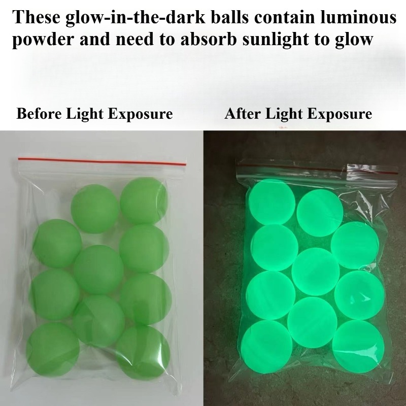 Luminous Table Tennis Balls Gl - Desk Setup Dark 评论和价格