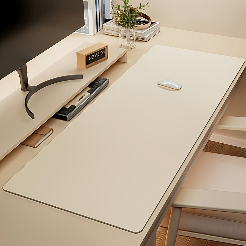 1PCS Large PU Leather Mouse Ma - Desk Setup Clean 评论和价格