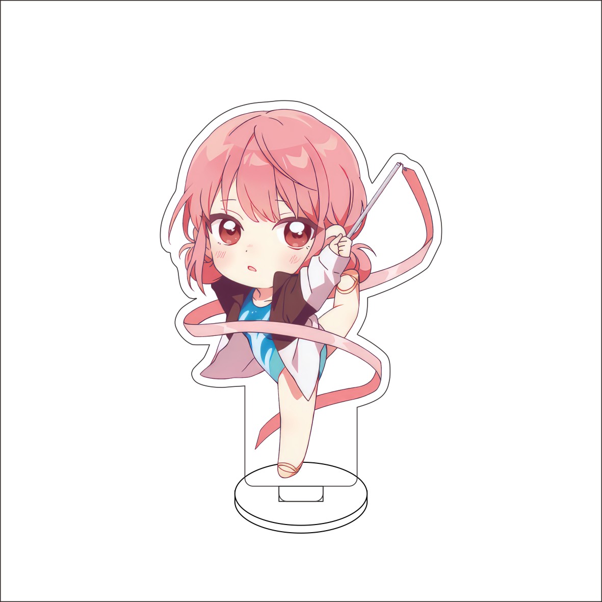 10CM Anime Blue Box Figure Sta - Desk Setup Blue 评论和价格