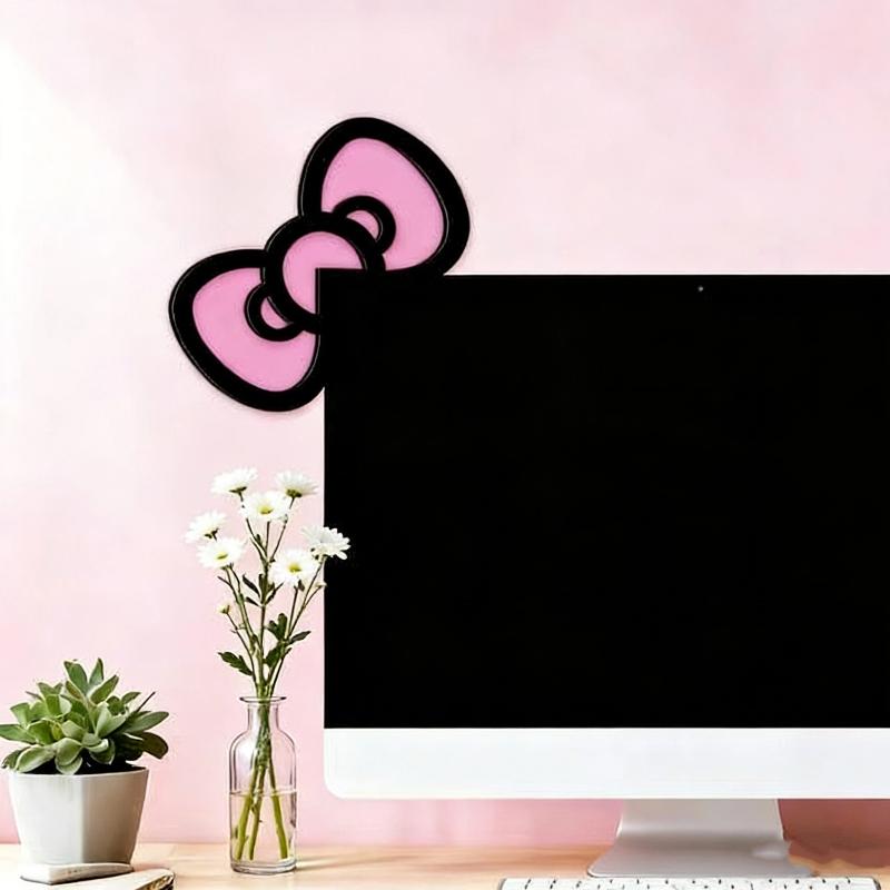 New 1/2Pcs Wooden Bowknot PC A - Desk Setup Accessories 评论和价格