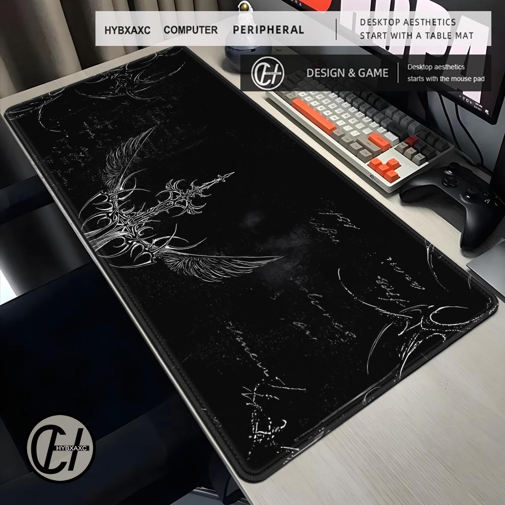 Dark Gothic Cross Wing Pattern - Desk Setup Dark 评论和价格