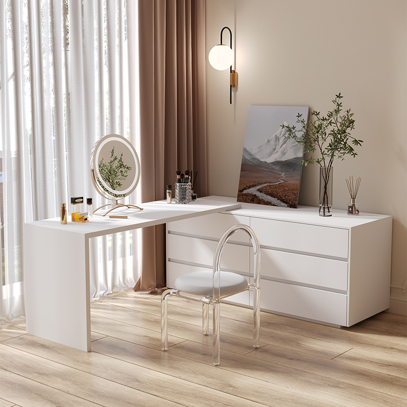 xx-Dresser,Multi-purpose Flat  - L Shaped Desk Setup 评论和价格