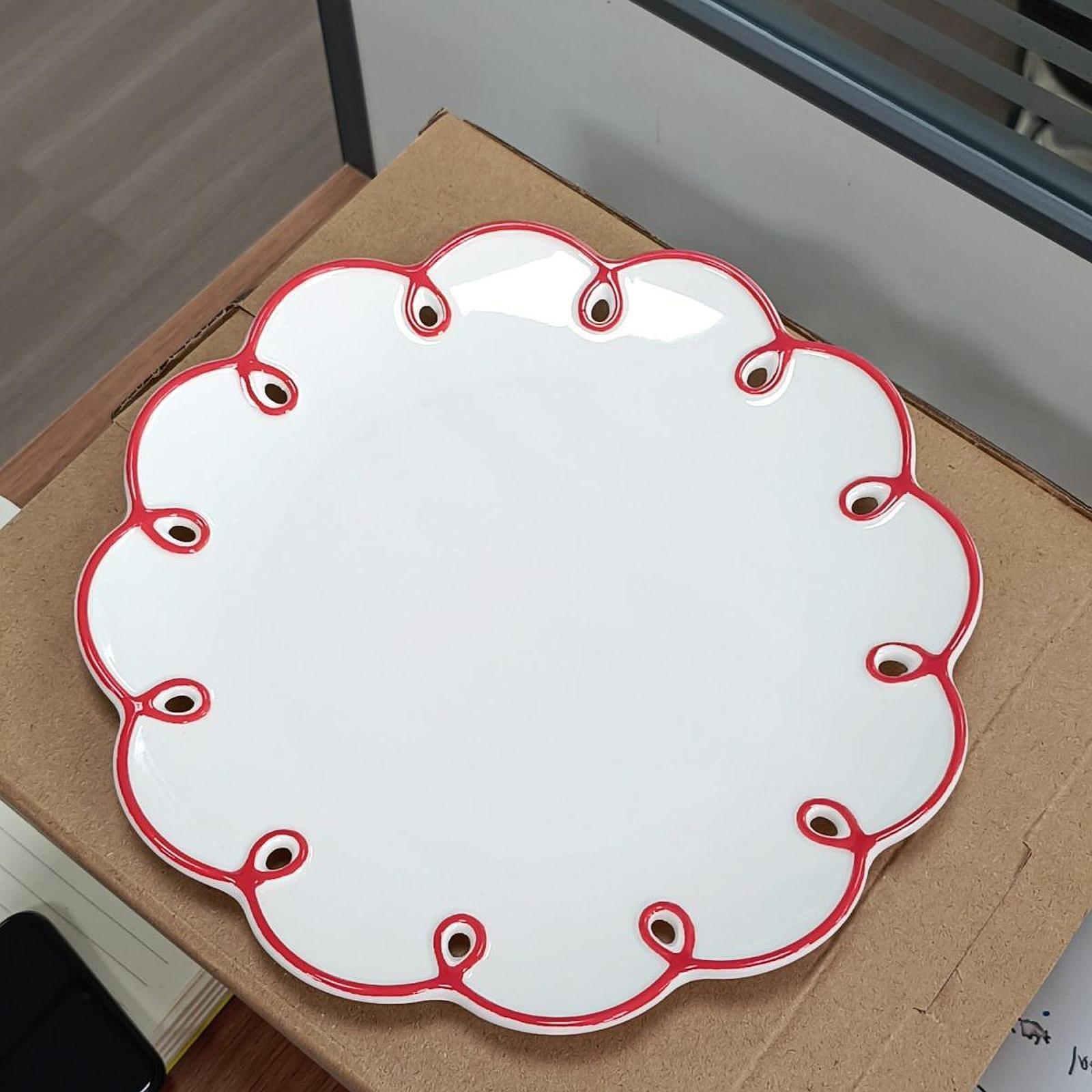Modern Flower Shaped Ceramic D - Desk Setup Clean 评论和价格