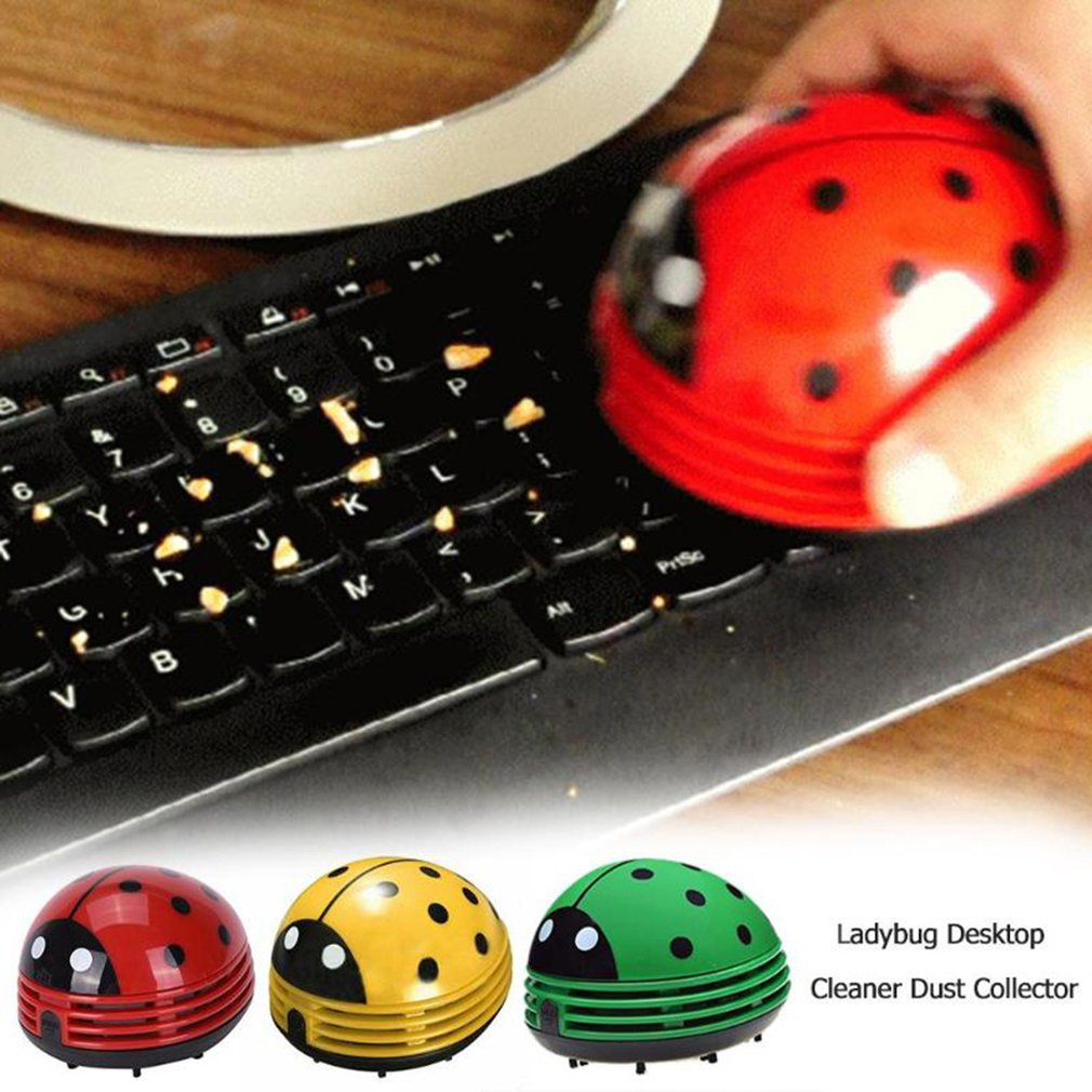 Cute Ladybug Desktop Vacuum Cl - Desk Setup Clean 评论和价格