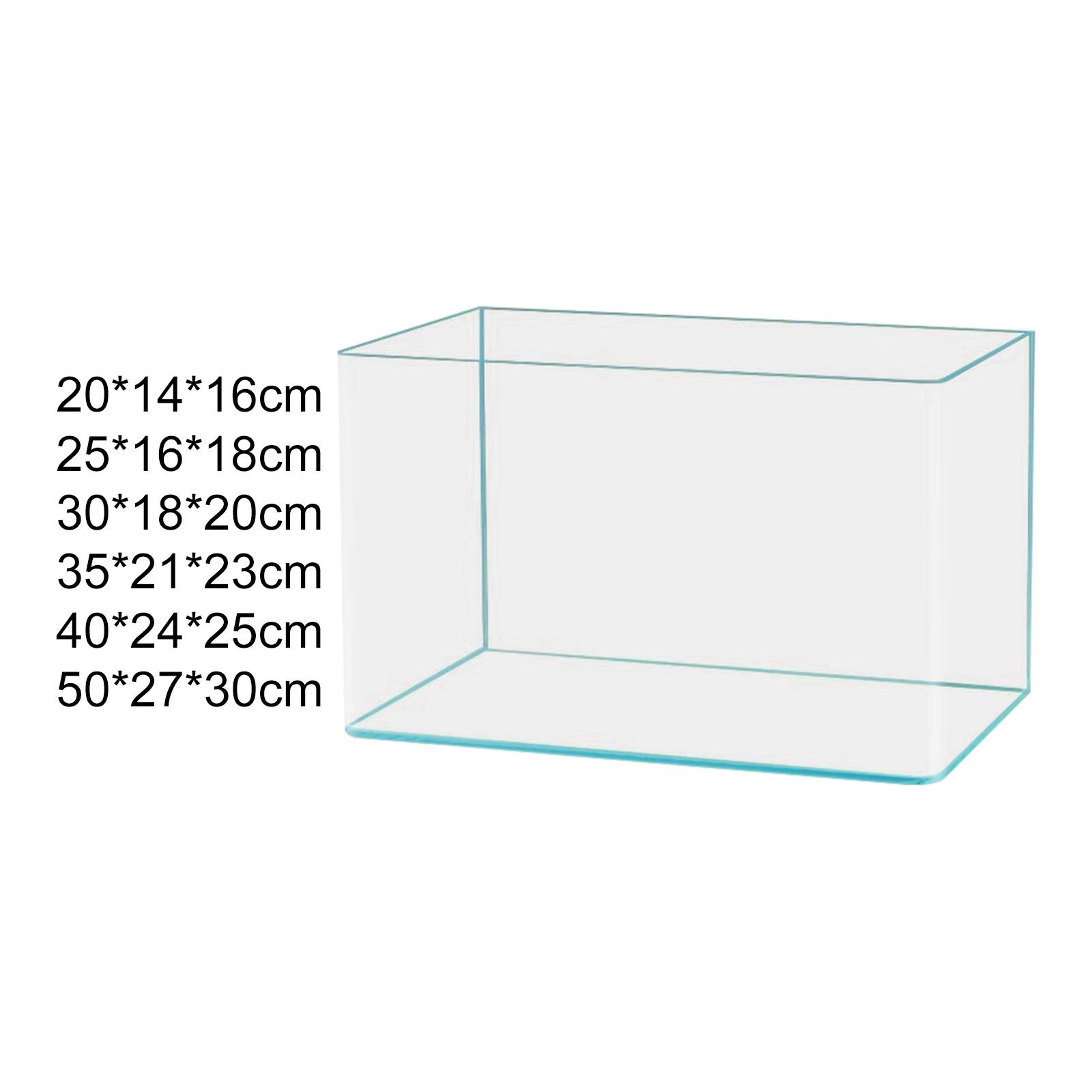 Clear Glass Fish Tank Decorati - Desk Setup Clean 评论和价格
