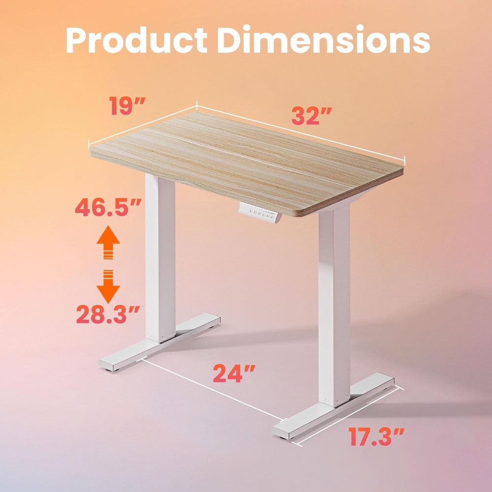 Small Electric Standing Desk A - L Shaped Desk Setup 评论和价格