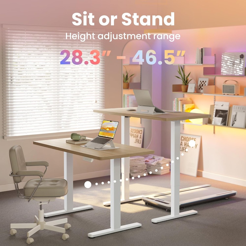 Small Electric Standing Desk A - L Shaped Desk Setup 评论和价格