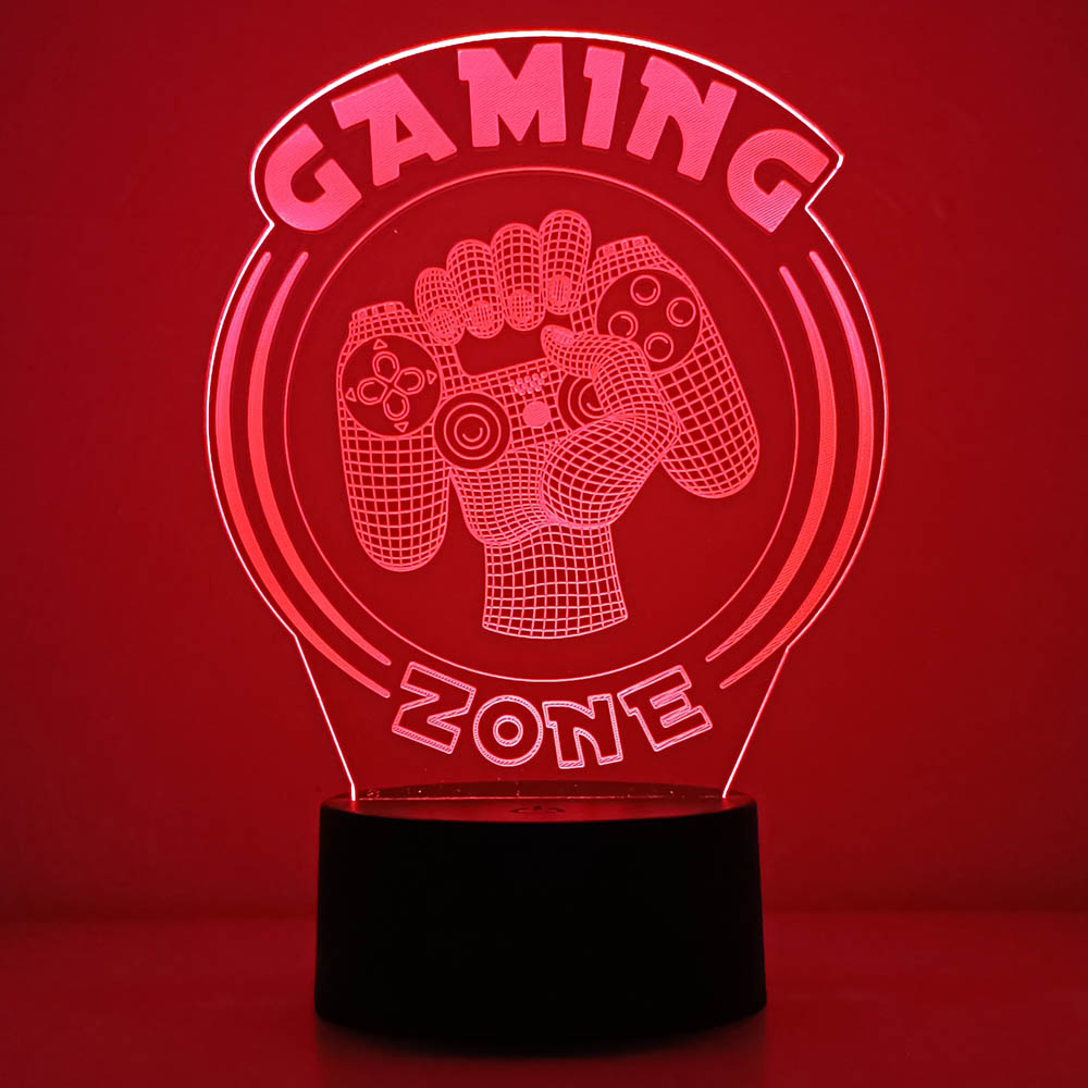 3D Night Light Lamp Gaming Roo - Desk Setup Diy 评论和价格