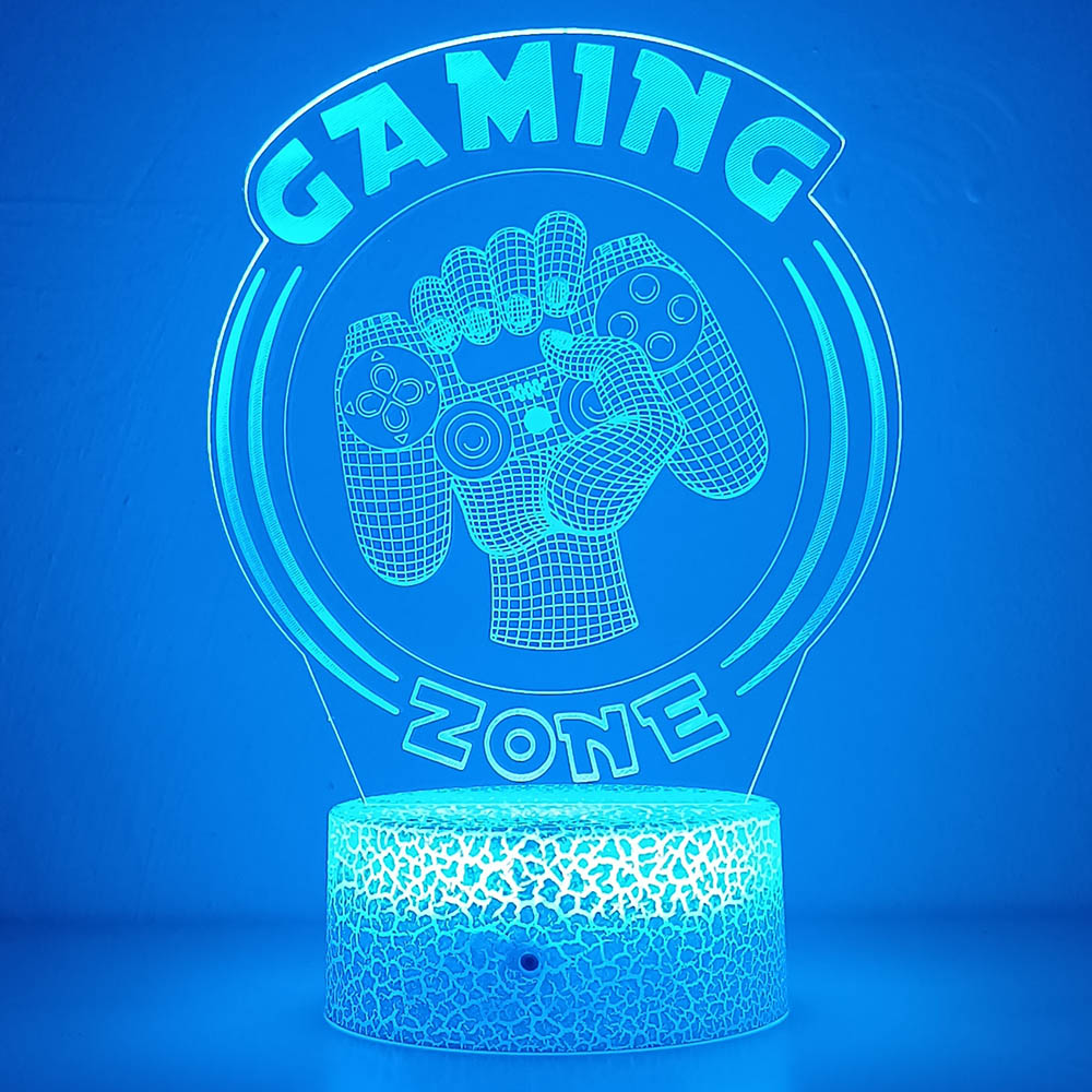 3D Night Light Lamp Gaming Roo - Desk Setup Diy 评论和价格