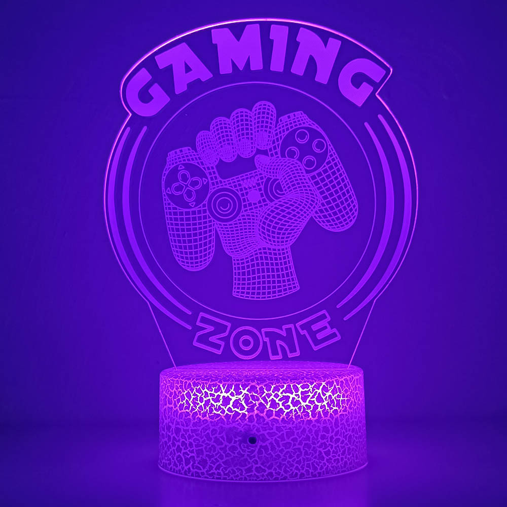 3D Night Light Lamp Gaming Roo - Desk Setup Diy 评论和价格