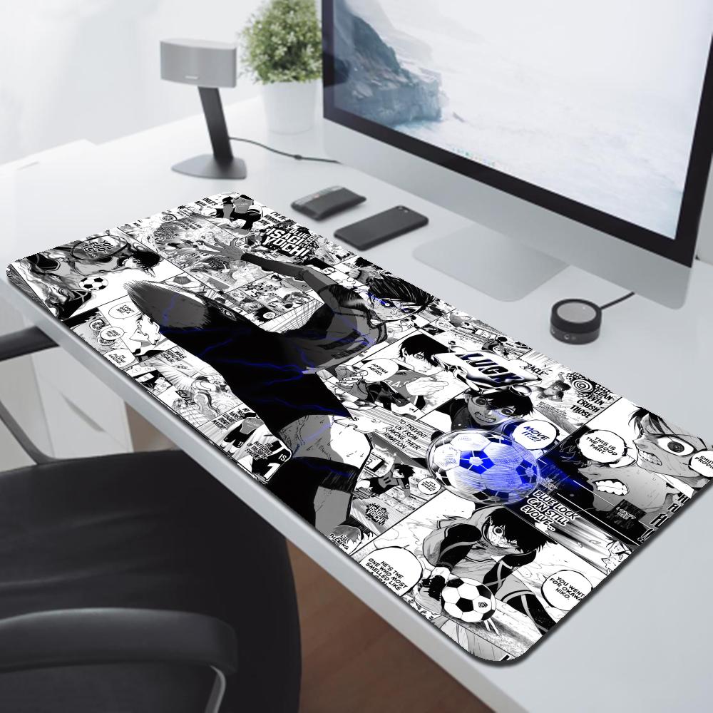 Black And White Anime Mouse Pa - Desk Setup Blue 评论和价格