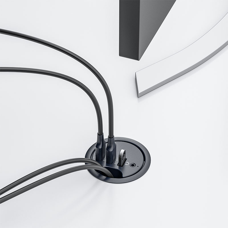 USB HUB 3.0 Mount In Desk Dock - Desk Setup Hub 评论和价格