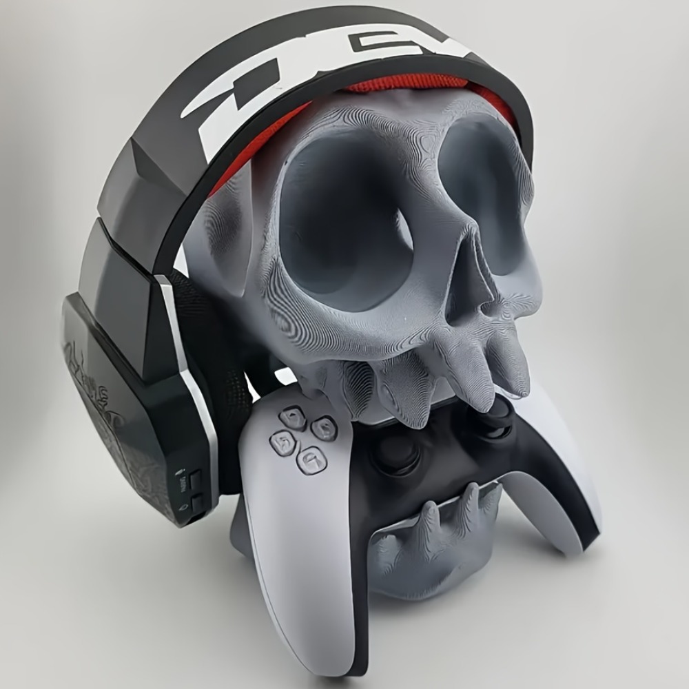 Skull Shaped Controller Stand  - Desk Setup Accessories 评论和价格