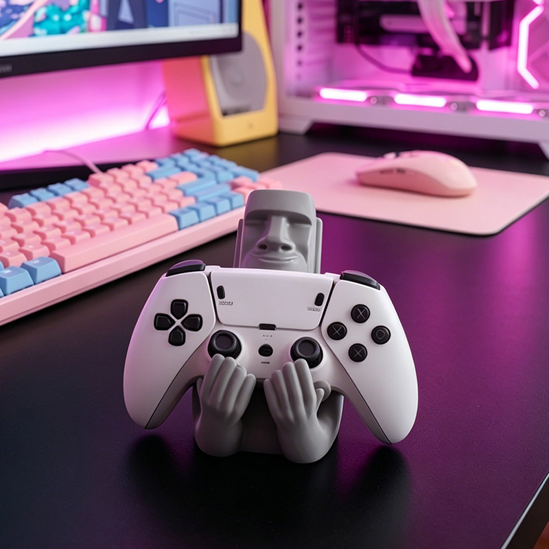 Moai Easter Island Resin Sculp - Desk Setup Xbox 评论和价格