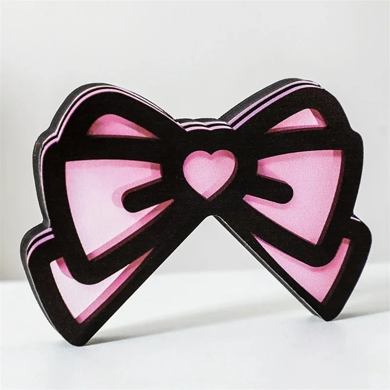 Kawaii Pink Acrylic Bow Monito - Desk Setup Accessories 评论和价格
