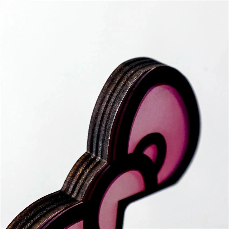 Kawaii Pink Acrylic Bow Monito - Desk Setup Accessories 评论和价格