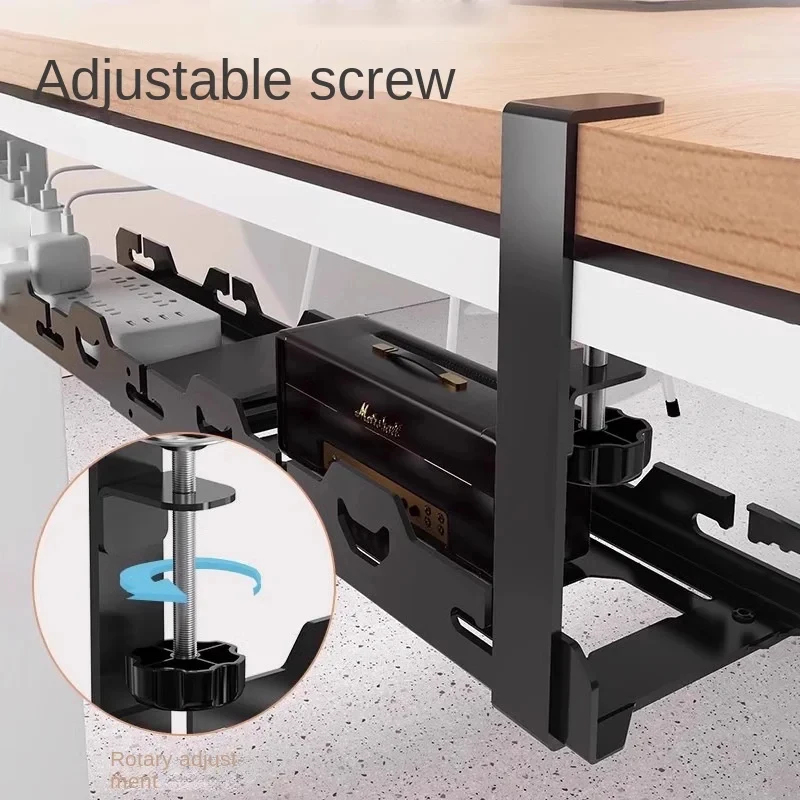 Under Table Telescopic Storage - Desk Setup Organizer 评论和价格