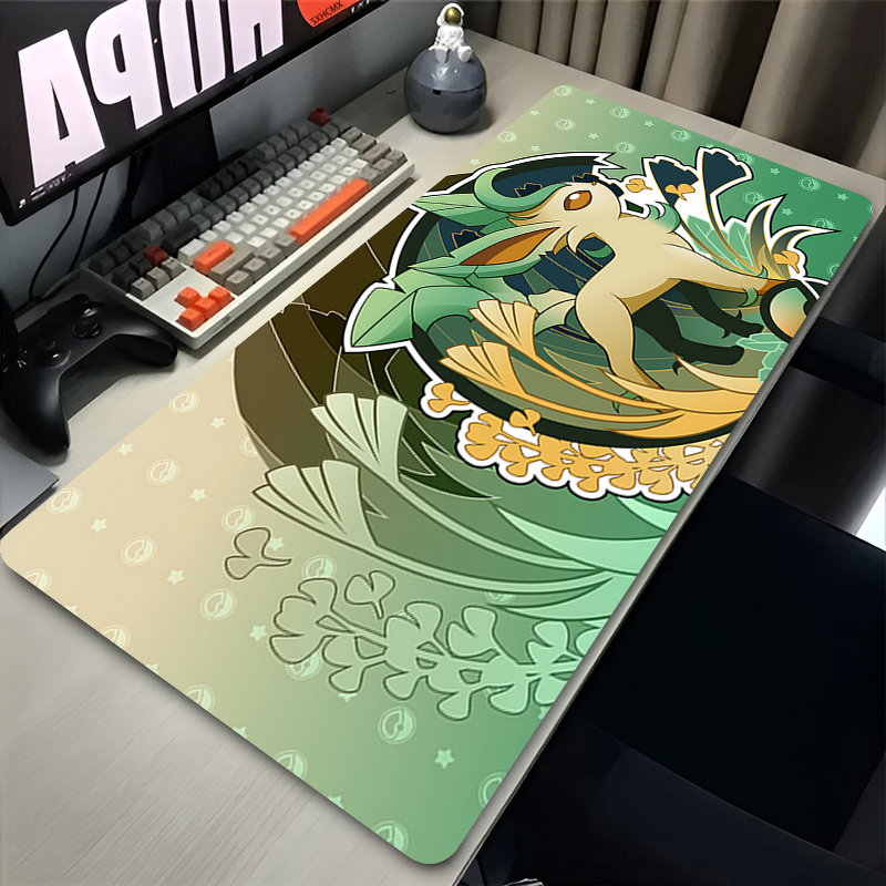 Mouse Pad Gamer P-pokemon Leaf - Desk Setup Accessories 评论和价格