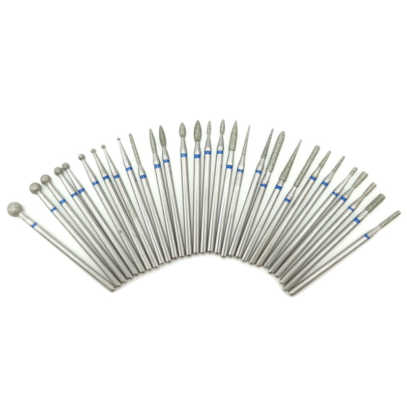 61 Types Diamond Nail Drill Bi - Desk Setup Clean 评论和价格
